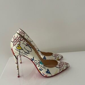 Multi color 120 Christian Louboutin heels